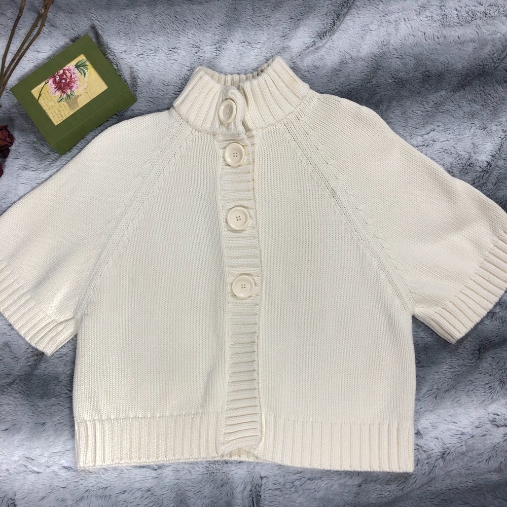 Michael kors short coat cream white Medium